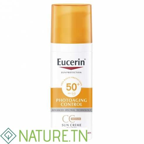 EUCERIN SUN PHOTOAGING CONTROL GEL CREME TEINTE MEDIUM SPF50+ 50ML 1 EUCERIN SUN PHOTOAGING CONTROL GEL CREME TEINTE MEDIUM SPF50+ 50ML 1