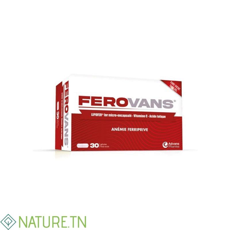 FEROVANS 30 GELULES 3 FEROVANS 30 GELULES