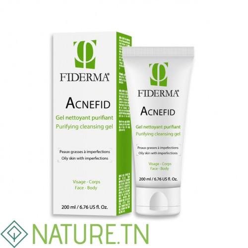FIDERMA ACNEFID GEL NETTOYANT PURIFIANT PEAUX GRASSES 200ML 3 FIDERMA ACNEFID GEL NETTOYANT PURIFIANT PEAUX GRASSES 200ML