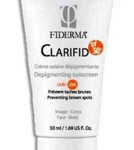 FIDERMA CLARIFID CREME DEPIGMENTANTE SOLAIRE SPF50+ 50ML