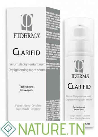 FIDERMA CLARIFID SERUM DEPIGMENTANT NUIT 30ML 3 FIDERMA CLARIFID SERUM DEPIGMENTANT NUIT 30ML