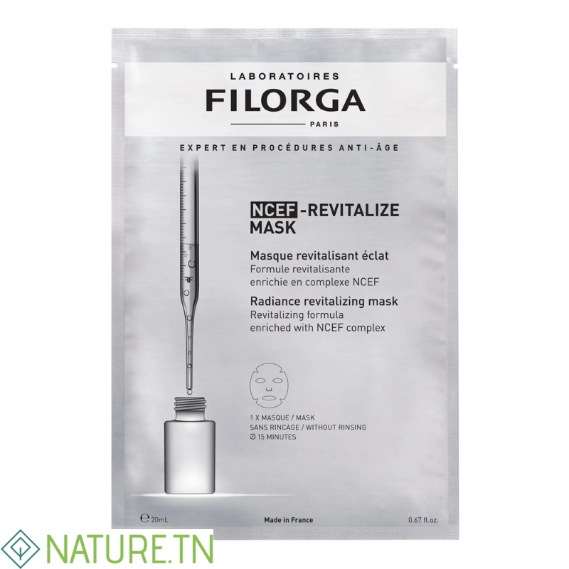 FILORGA NCEF-REVITALIZE MASK MASQUE REVITALISANT ECLAT 20ML 3 FILORGA NCEF-REVITALIZE MASK MASQUE REVITALISANT ECLAT 20ML