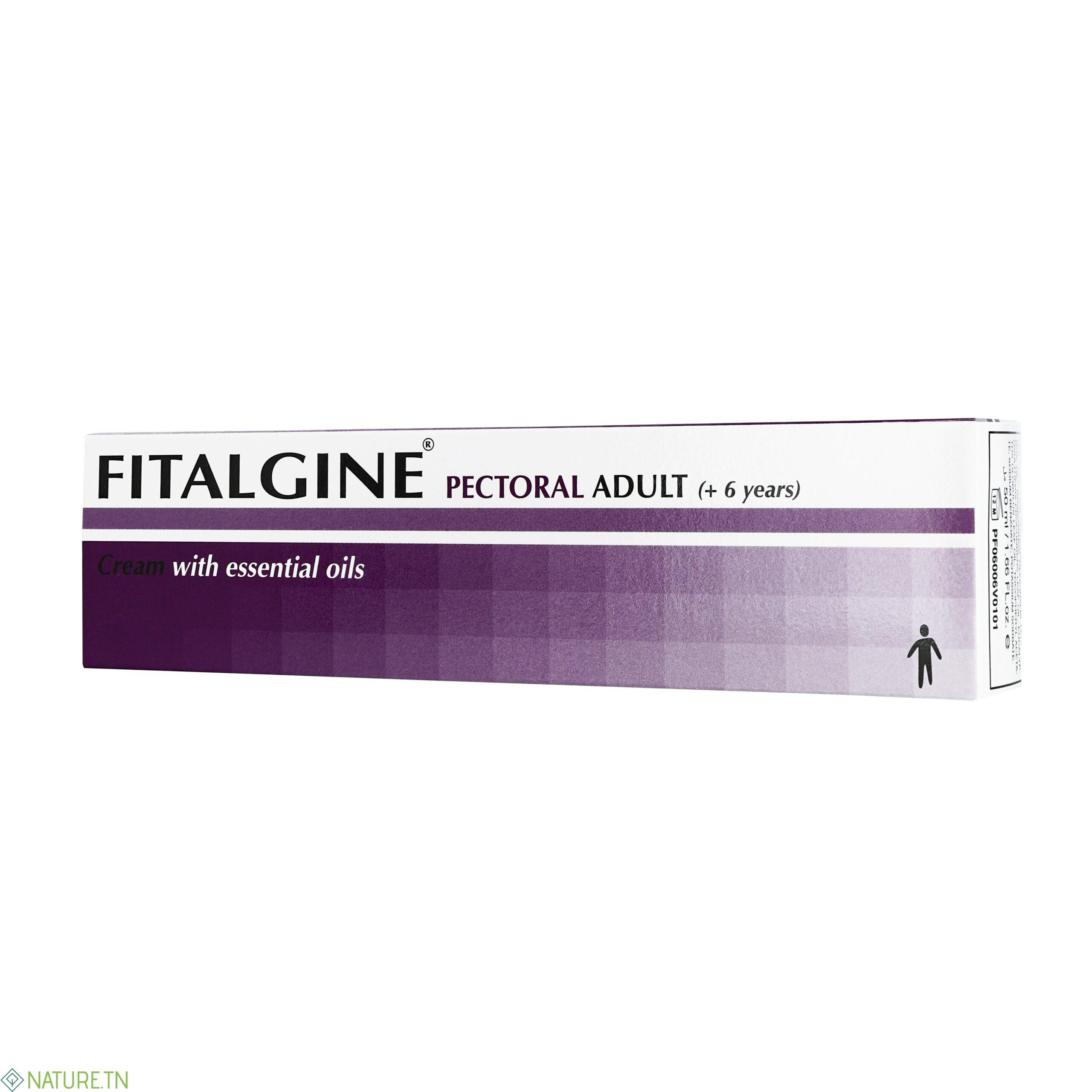 FITALGINE PECTORAL ADULT CREME AU HUILES ESSENTIELLES 50ML 3 FITALGINE PECTORAL ADULT CREME AU HUILES ESSENTIELLES 50ML