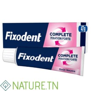 FIXODENT CREME ADHESIVE FIXATION FORTE GOUT NEUTRE 47G