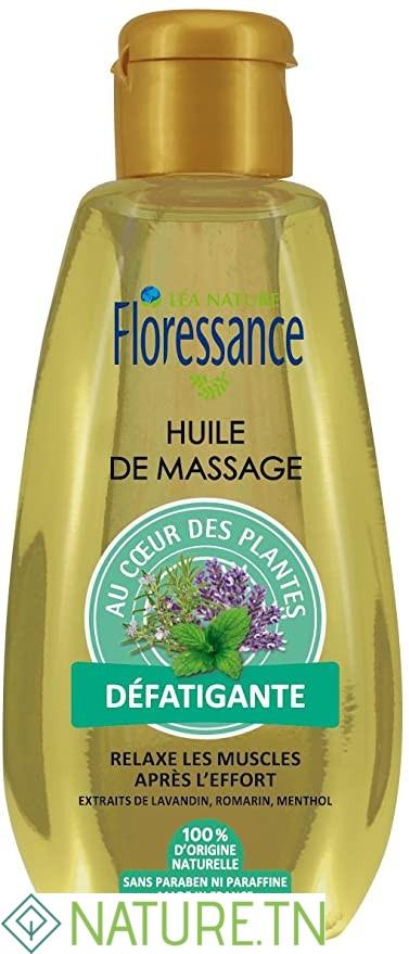 FLORESSANCE HUILE DE MASSAGE DEFATIGANTE,150ML 1