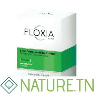 FLOXIA SAVON EXFOLIANT REGULATEUR PEAUX GRASSES 125G