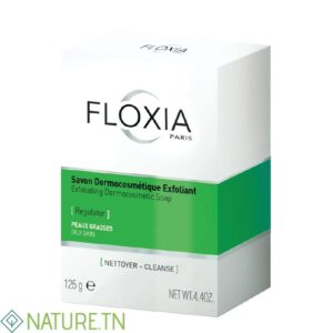 FLOXIA SAVON EXFOLIANT REGULATEUR PEAUX GRASSES 125G