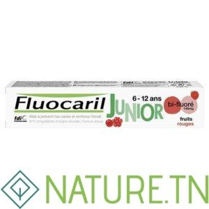 FLUOCARIL JUNIOR 6-12 ANS DENTIFRICE FRUITS ROUGES 75ML