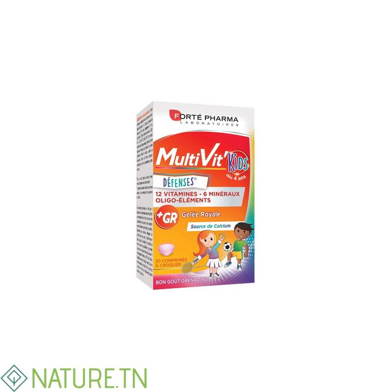 FORTE PHARMA MULTIVIT'KIDS 30 COMPRIMES 1 FORTE PHARMA MULTIVIT'KIDS 30 COMPRIMES 1