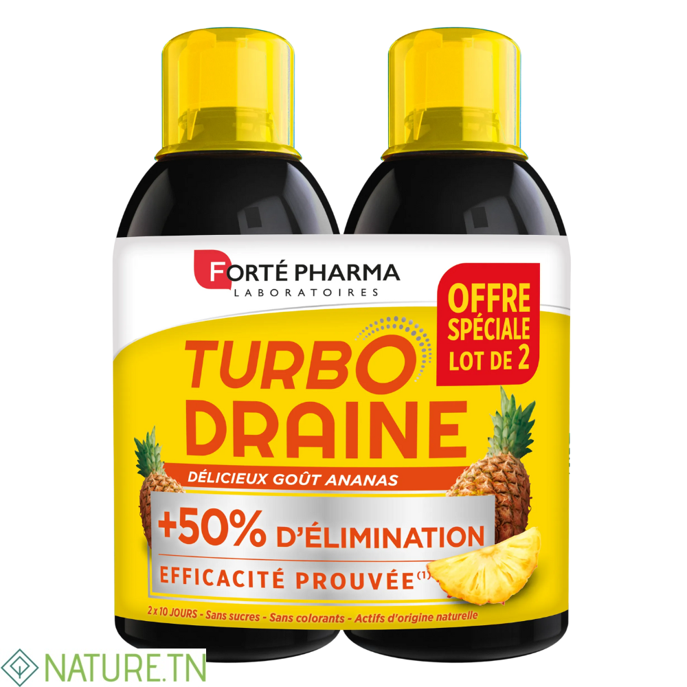 FORTE PHARMA TURBODRAINE MINCEUR ANANAS 500ML( -50% SUR LE 2 EME ) 3 FORTE PHARMA TURBODRAINE MINCEUR ANANAS 500ML( -50% SUR LE 2 EME )