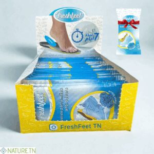 FRESHFEET SEMELLES PARFUMEES ANTI ODEURS FLEUR BLEUE BOITE DE 15 AVEC 1 UNITE (OFFERT)