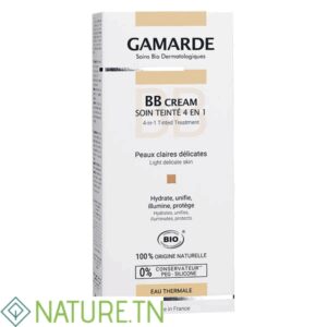 GAMARDE BB CREME TEINTE 4EN1 PEAUX CLAIRES DELICATES 40ML