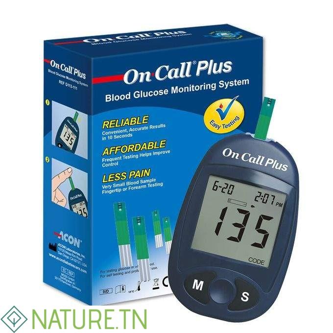 GLUCOMETRE ON CALL PLUS 2