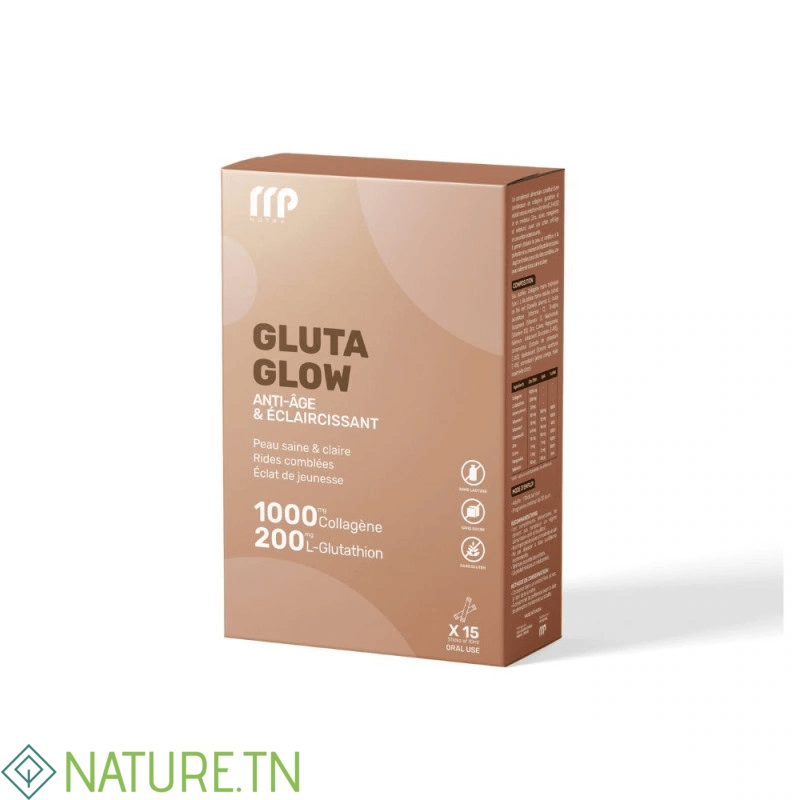 GLUTA GLOW SUSPENSION BUVABLE ANTI AGE ECLAIRCISSANT 15 STICKS 1 GLUTA GLOW SUSPENSION BUVABLE ANTI AGE ECLAIRCISSANT 15 STICKS 1