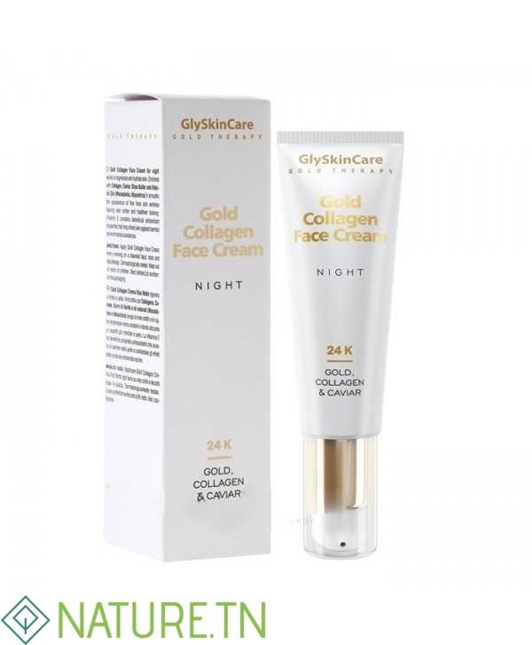 GLYSKINCARE GOLD COLLAGEN FACE CREAM NIGHT 50ML 3 GLYSKINCARE GOLD COLLAGEN FACE CREAM NIGHT 50ML