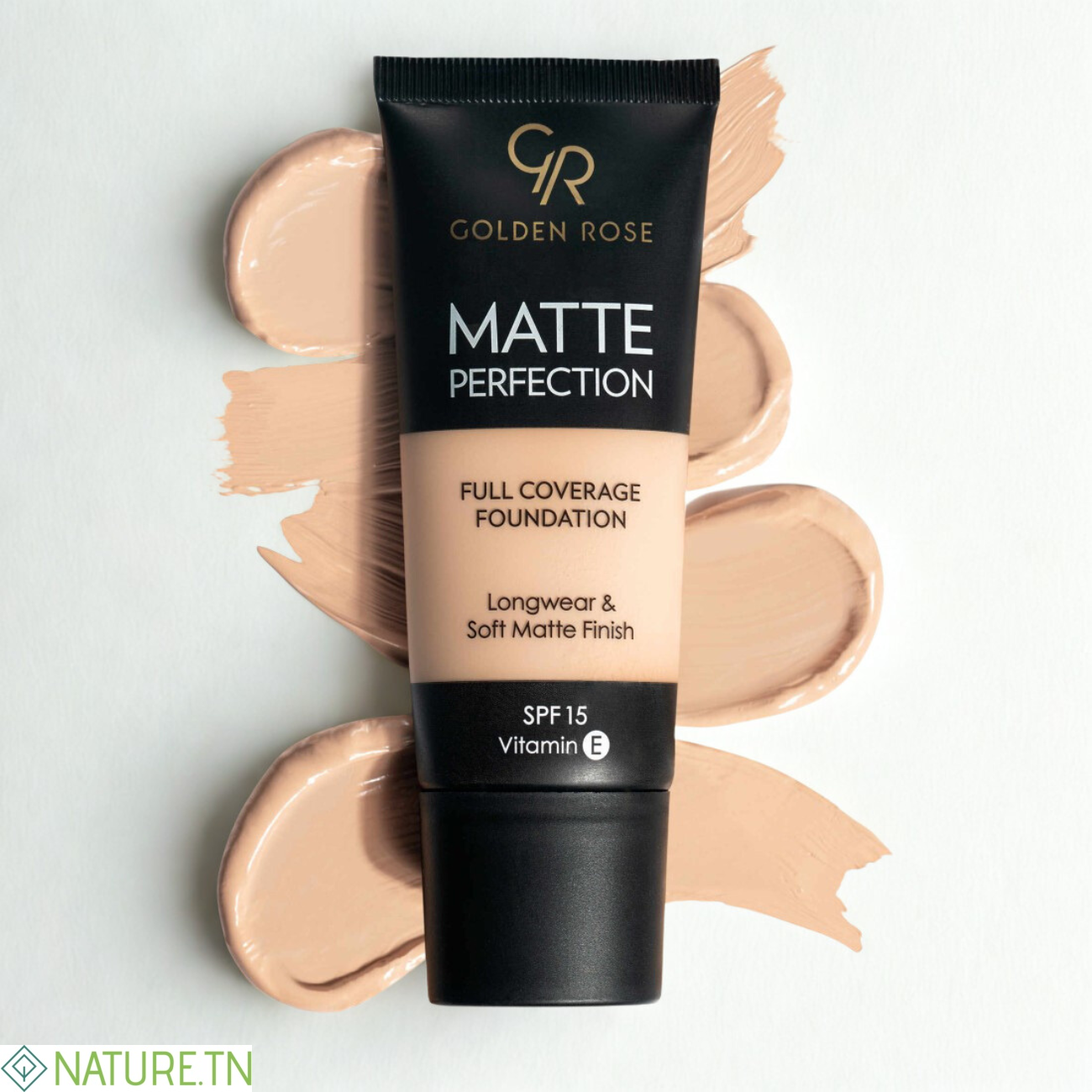 GOLDEN ROSE MATTE PERFECTION FULL COVERAGE FOUNDATION 30ML 3 GOLDEN ROSE MATTE PERFECTION FULL COVERAGE FOUNDATION 30ML