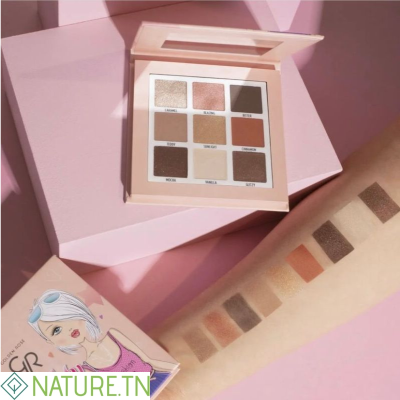 GOLDEN ROSE MISS BEAUTY EYESHADOW PALETTE NUDE ADDICT 2 GOLDEN ROSE MISS BEAUTY EYESHADOW PALETTE NUDE ADDICT 2