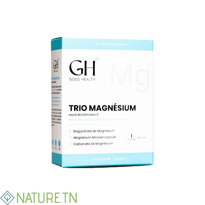 GOOD HEALTH TRIO MAGNESIUM 30 COMPRIMES 3 GOOD HEALTH TRIO MAGNESIUM 30 COMPRIMES