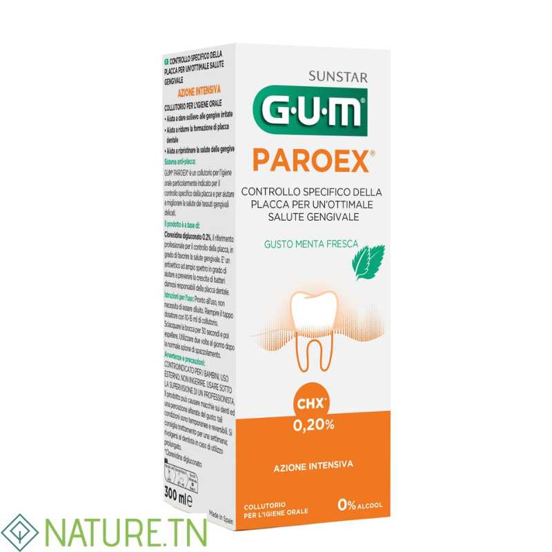 GUM BAIN DE BOUCHE PAROEX 0.20% 300ML 1 GUM BAIN DE BOUCHE PAROEX 0.20% 300ML 1