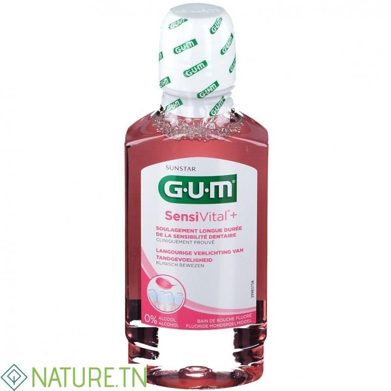 GUM BAIN DE BOUCHE SENSIVITAL 300ML 3 GUM BAIN DE BOUCHE SENSIVITAL 300ML