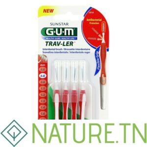 GUM BROSSETTE TRAVLER CYLINDRIQUE 0,8 MM (1314)