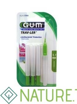 GUM BROSSETTE TRAVLER CYLINDRIQUE 2,0 MM (1618) 3 GUM BROSSETTE TRAVLER CYLINDRIQUE 2,0 MM (1618)