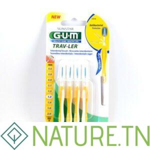 GUM BROSSETTES TRAVELER EXTRAFINE CONIQUE BTE DE 4 (1514)