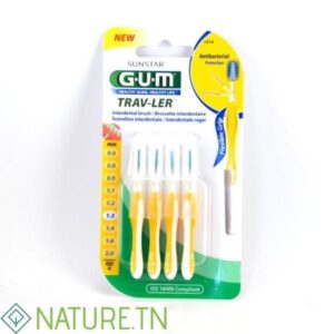 GUM BROSSETTES TRAVELER EXTRAFINE CONIQUE BTE DE 4 (1514)