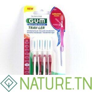 GUM BROSSETTES TRAVELER FINE CYLINDRIQUE B/4 (1612)