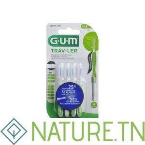 GUM BROSSETTES TRAVELER ULTRA FINE CONIQUE B/4 (1414)