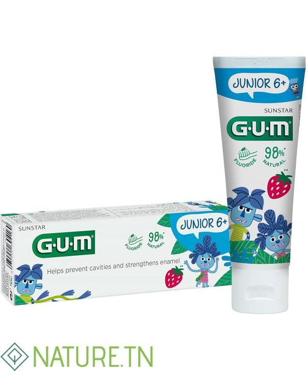 GUM DENTIFRICE ENFANT JUNIOR 6 ANS+ 50ML 1 GUM DENTIFRICE ENFANT JUNIOR 6 ANS+ 50ML 1