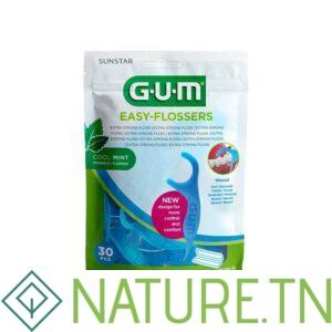 GUM EASY FLOSSERS PORTE FIL DENTAIRE 30PCS (890)
