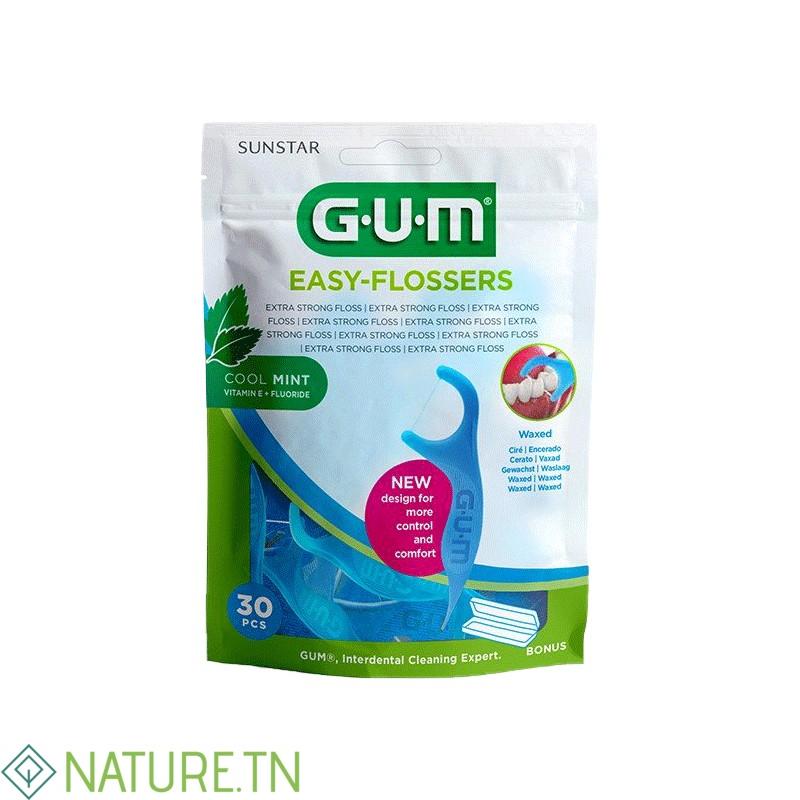 GUM EASY FLOSSERS PORTE FIL DENTAIRE 30PCS (890) 1 GUM EASY FLOSSERS PORTE FIL DENTAIRE 30PCS (890) 1