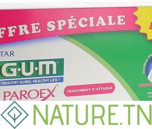 GUM PAROEX GEL DENTIFRICE LOT DE 2*75ML