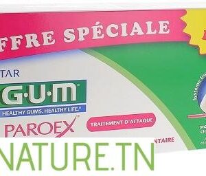 GUM PAROEX GEL DENTIFRICE LOT DE 2*75ML