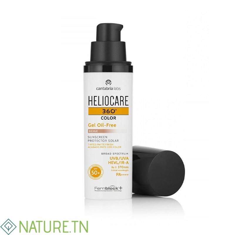 HELIOCARE 360° GEL OIL FREE SPF50+ BEIGE 50ML 3 HELIOCARE 360° GEL OIL FREE SPF50+ BEIGE 50ML
