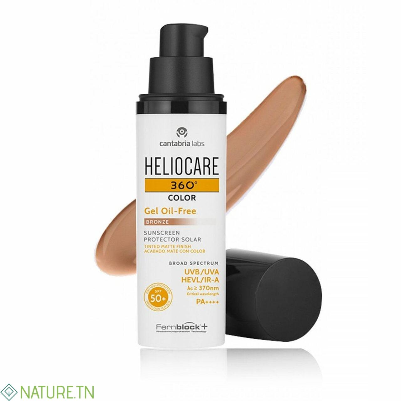 HELIOCARE 360° GEL OIL FREE SPF50+ BRONZE 50ML 3 HELIOCARE 360° GEL OIL FREE SPF50+ BRONZE 50ML