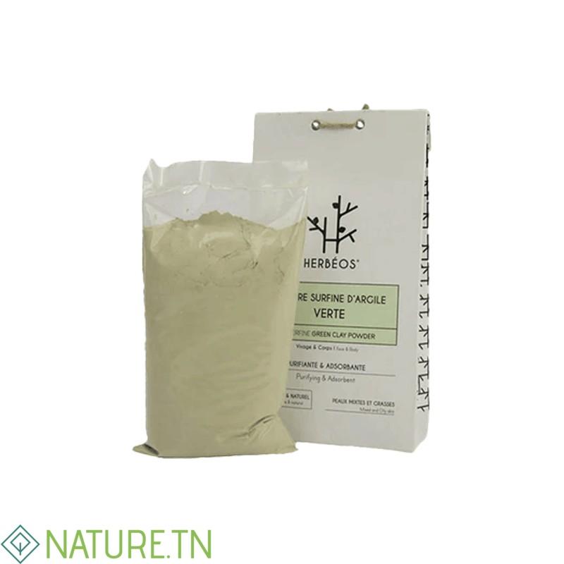 HERBEOS ARGILE VERTE SURFINE 200GR 2 HERBEOS ARGILE VERTE SURFINE 200GR 2
