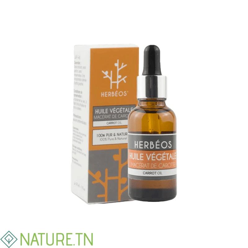 HERBEOS HUILE VEGETALE MACERAT DE CAROTTE 30ML 2 HERBEOS HUILE VEGETALE MACERAT DE CAROTTE 30ML 2