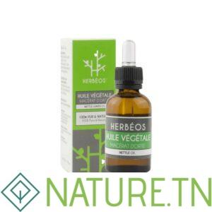 HERBEOS HUILE VEGETALE MACERAT D’ORTIE 30ML