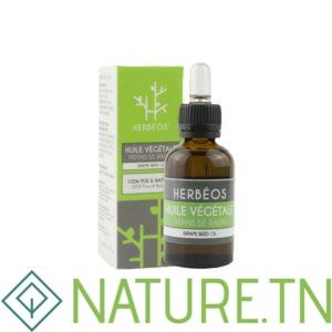 HERBEOS HUILE VEGETALE PEPINS DE RAISIN 30ML