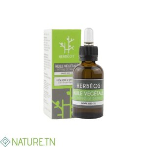 HERBEOS HUILE VEGETALE PEPINS DE RAISIN 30ML