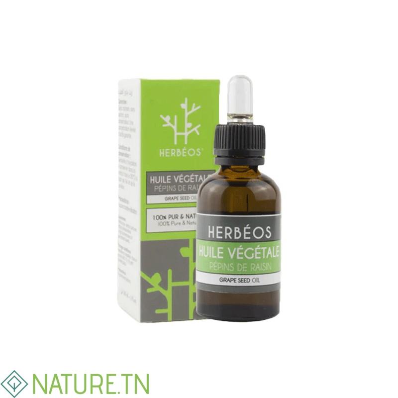HERBEOS HUILE VEGETALE PEPINS DE RAISIN 30ML 3 HERBEOS HUILE VEGETALE PEPINS DE RAISIN 30ML