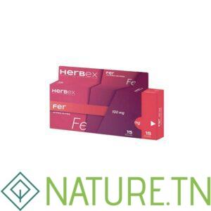 HERBEX FER 100MG 15 GELULES