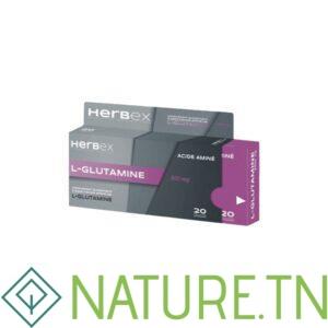 HERBEX L-GLUTAMINE 300MG 20 GELULES