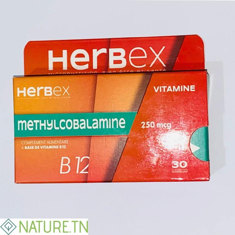 HERBEX METHYLCOBALAMINE 250MCG 30 COMPRIMES 3 HERBEX METHYLCOBALAMINE 250MCG 30 COMPRIMES