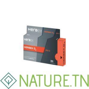 HERBEX VITAMINE D3 1000 UI 30 COMPRIMES