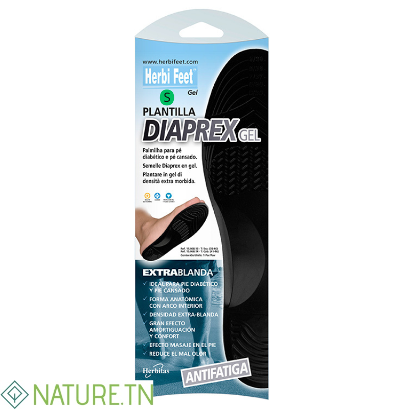 HERBI FEET SEMELLE ANTI-FATIGUE DIAPREX TAILLE S/L 1 HERBI FEET SEMELLE ANTI-FATIGUE DIAPREX TAILLE S/L 1