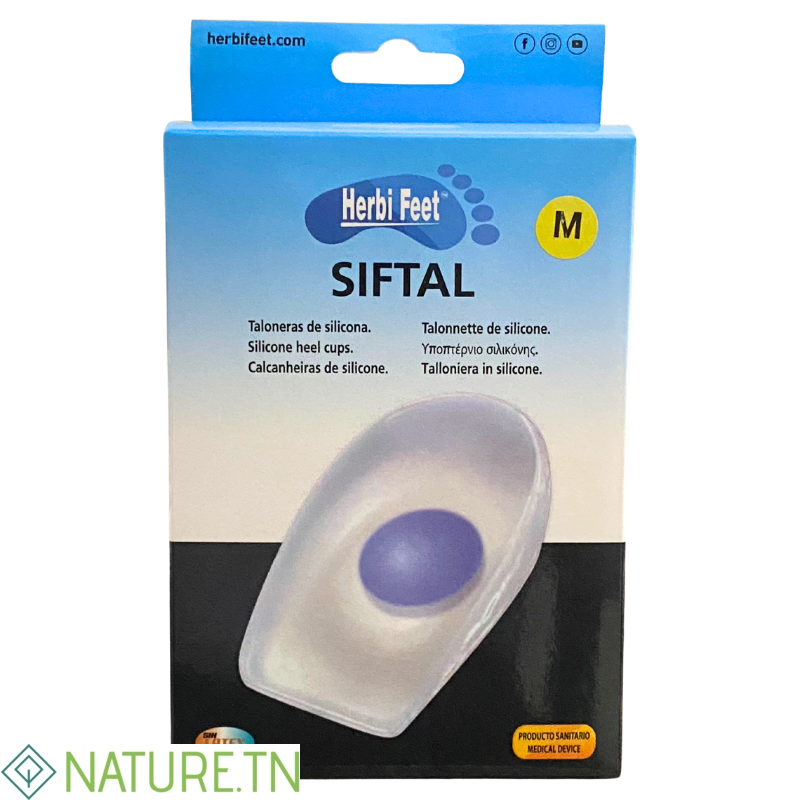 HERBI FEET SIFTAL TALONNETTE EN SILICONE MEDIUM 3 HERBI FEET SIFTAL TALONNETTE EN SILICONE MEDIUM