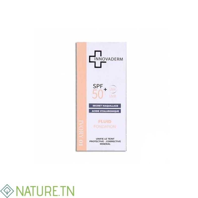 INNOVADERM 50+ FOND DE TEINT (01) IVORY 30ML 3 INNOVADERM 50+ FOND DE TEINT (01) IVORY 30ML